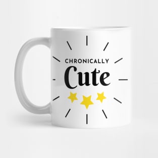 Chronically Cute With Stars Mug